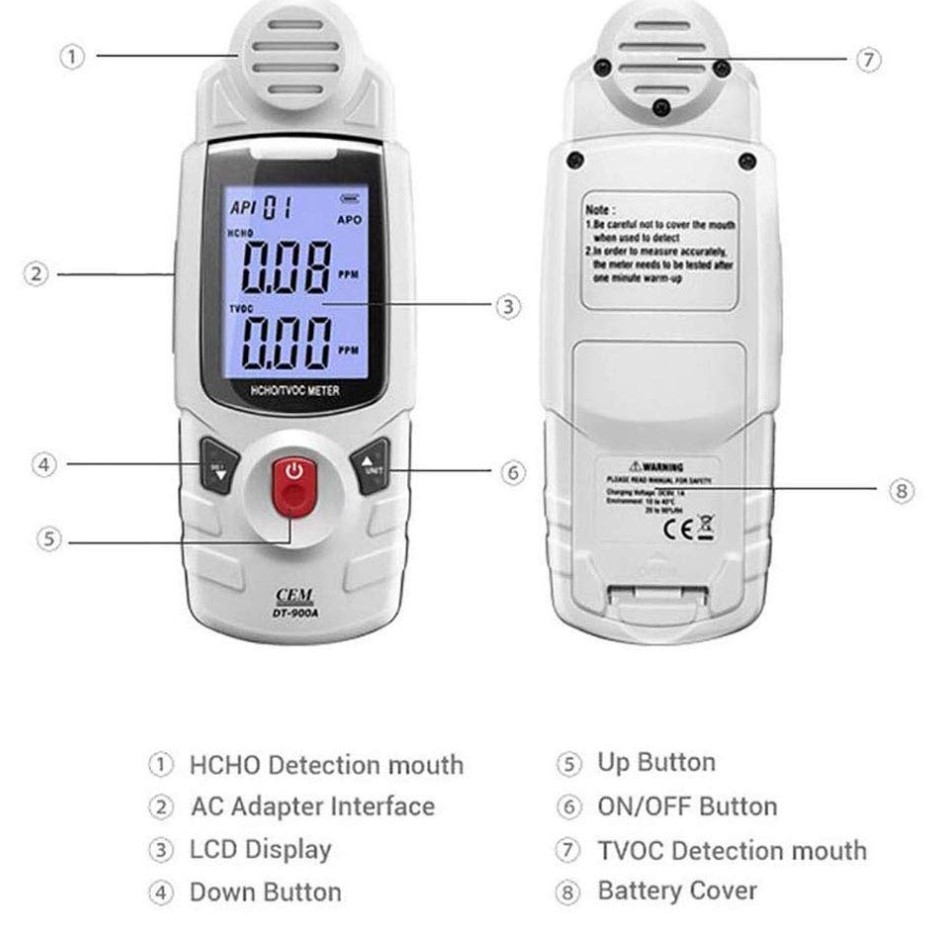 Compteur CEM DT 900A HCHO et TVOC